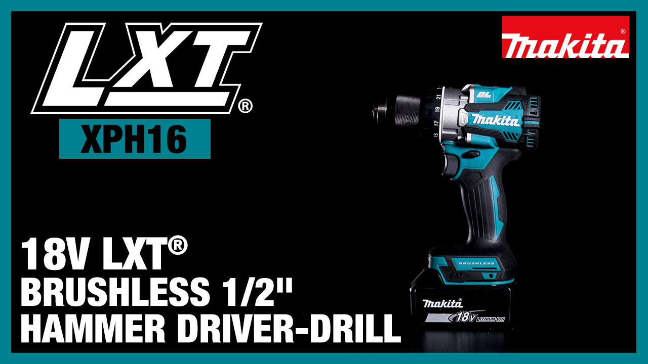 Makita XPH16Z 18V LXT® Lithium-Ion Compact Brushless Cordless 1/2